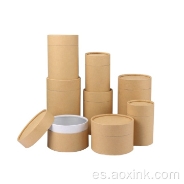 Cardboard de empaque cosmético de tubo de papel de labios para té